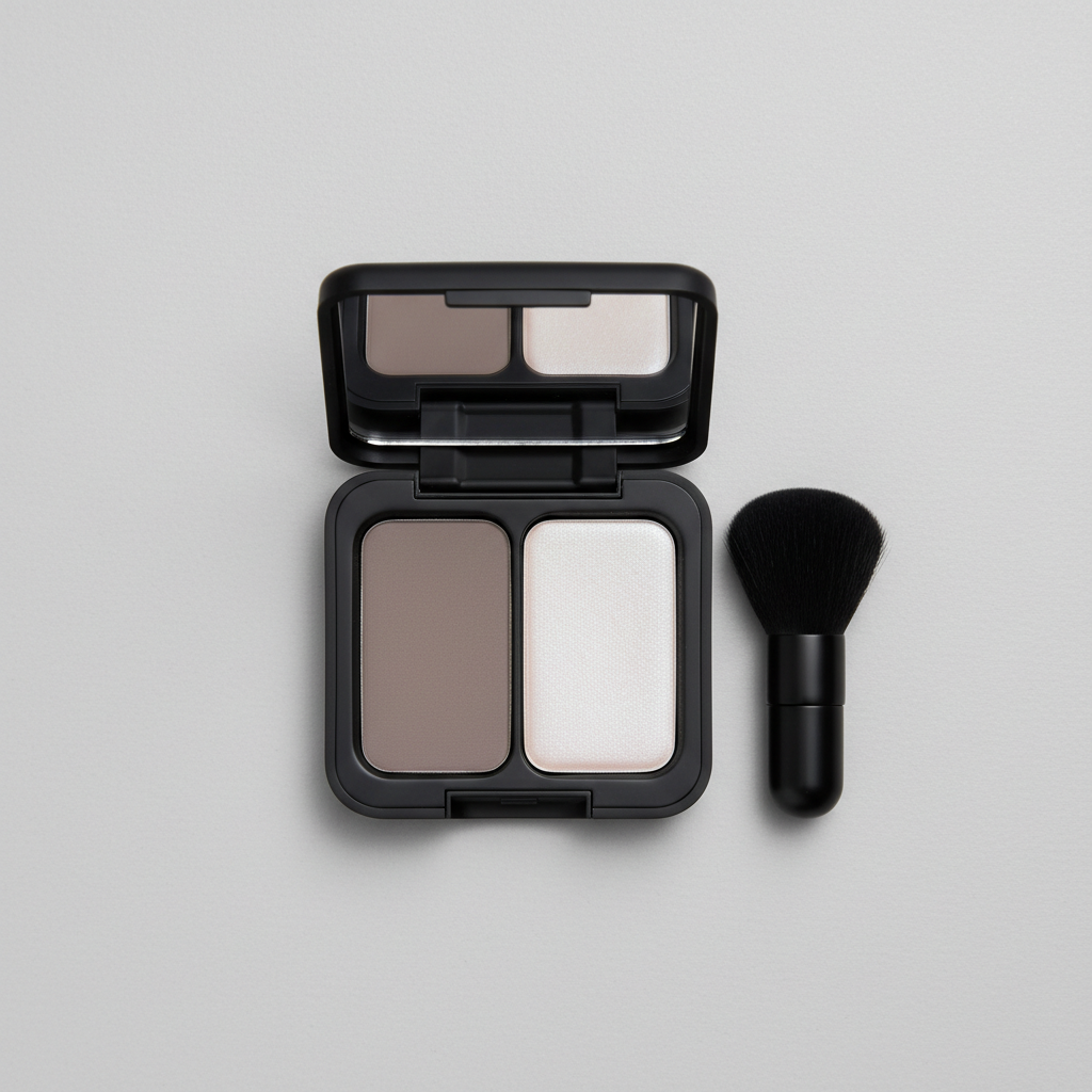 Cool Taupe & Pearl White